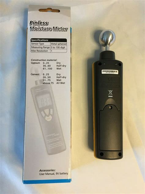 custom moisture meter shows 8 by kitchen sink pipes|contactless moisture meter readings.